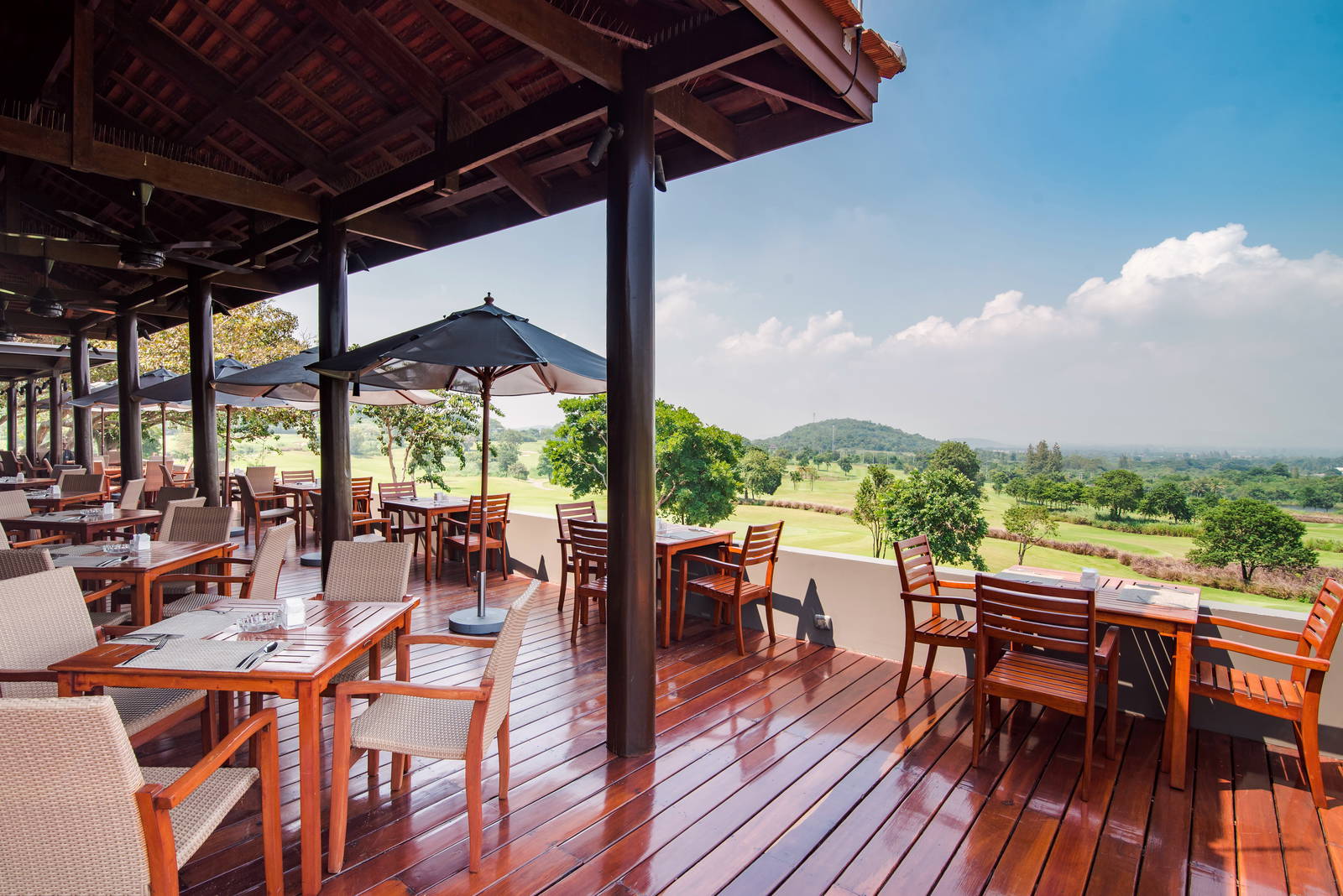 Terrace, Pineapple Valley Golf Club (formerly Banyan GC), Hua Hin, Thailand